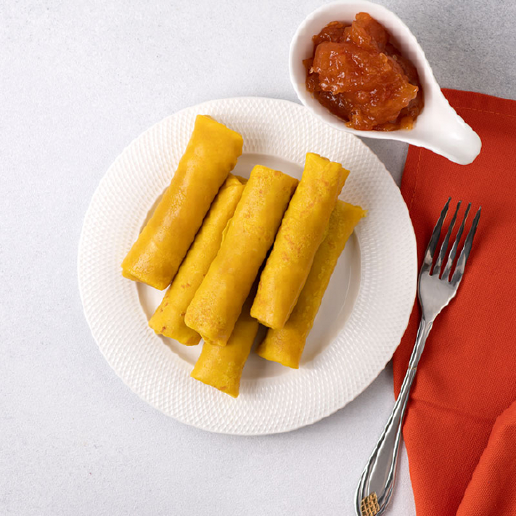 Млинці з абрикосами