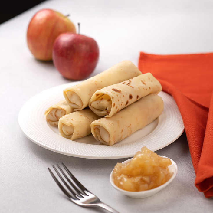 Млинці з яблуками