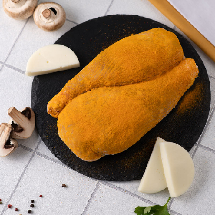 Фарширована куряча ніжка смажена