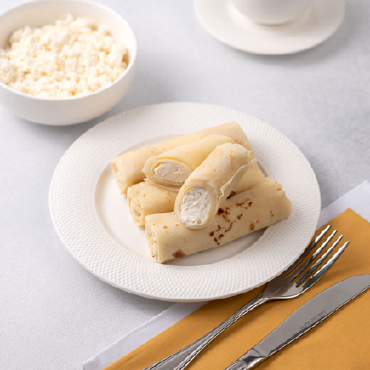 Млинці з сиром